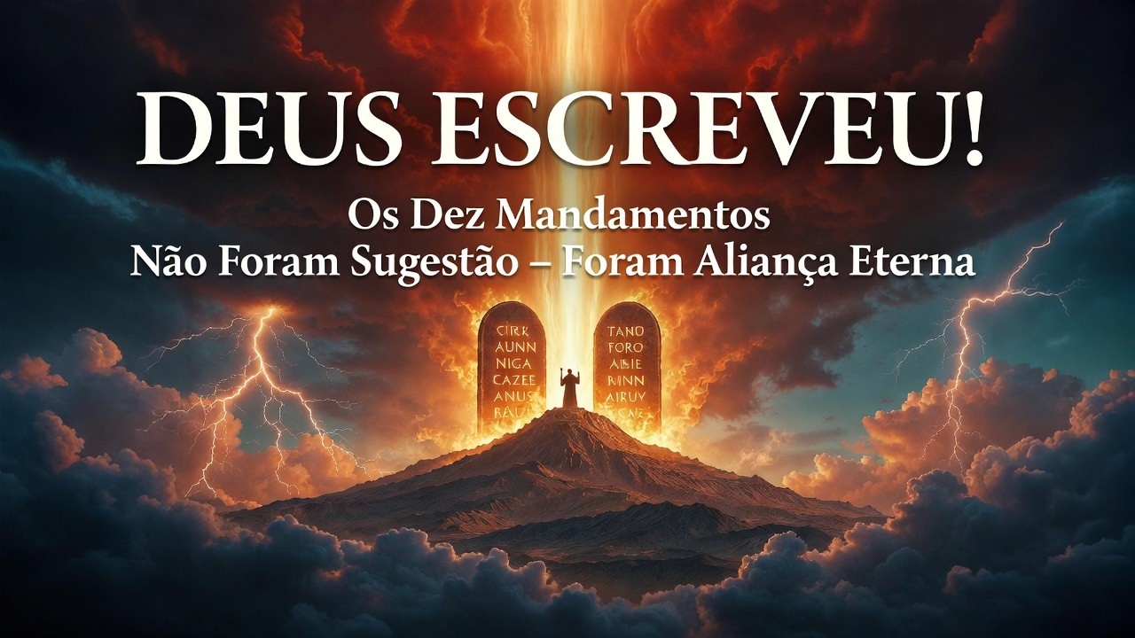 Quando Deus Escreve com o Próprio Dedo – Os Dez Mandamentos Não Foram Sugestão, Foram Aliança.
