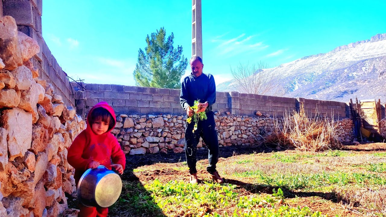 A Day of Family Life in a Rural Village: Simple Living and Strong Bonds🧔🏻🧕🏻🐔👶🏻