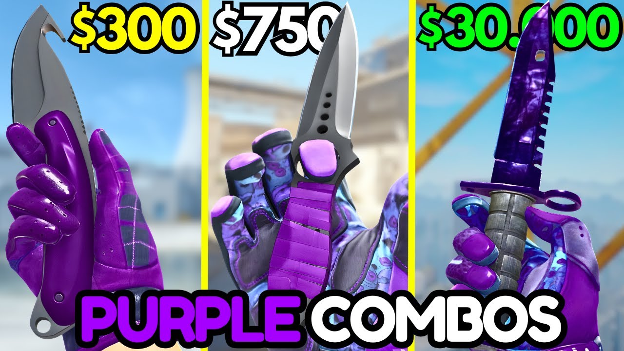 BEST PURPLE Knife & Glove Combos For EVERY BUDGET (CS2 Knife + Gloves Combos 2025)
