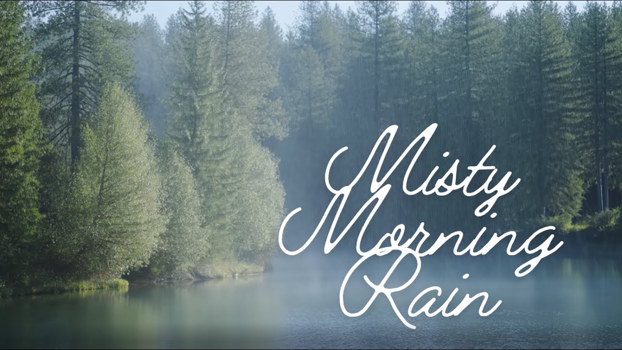 🌧️ Misty Morning Rain Sounds | Light Rain for Focus & Calm
