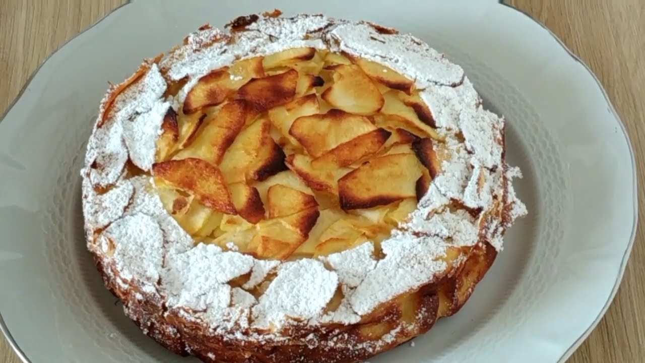 Gâteau moelleux aux pommes/ Fondant apple cake recipe