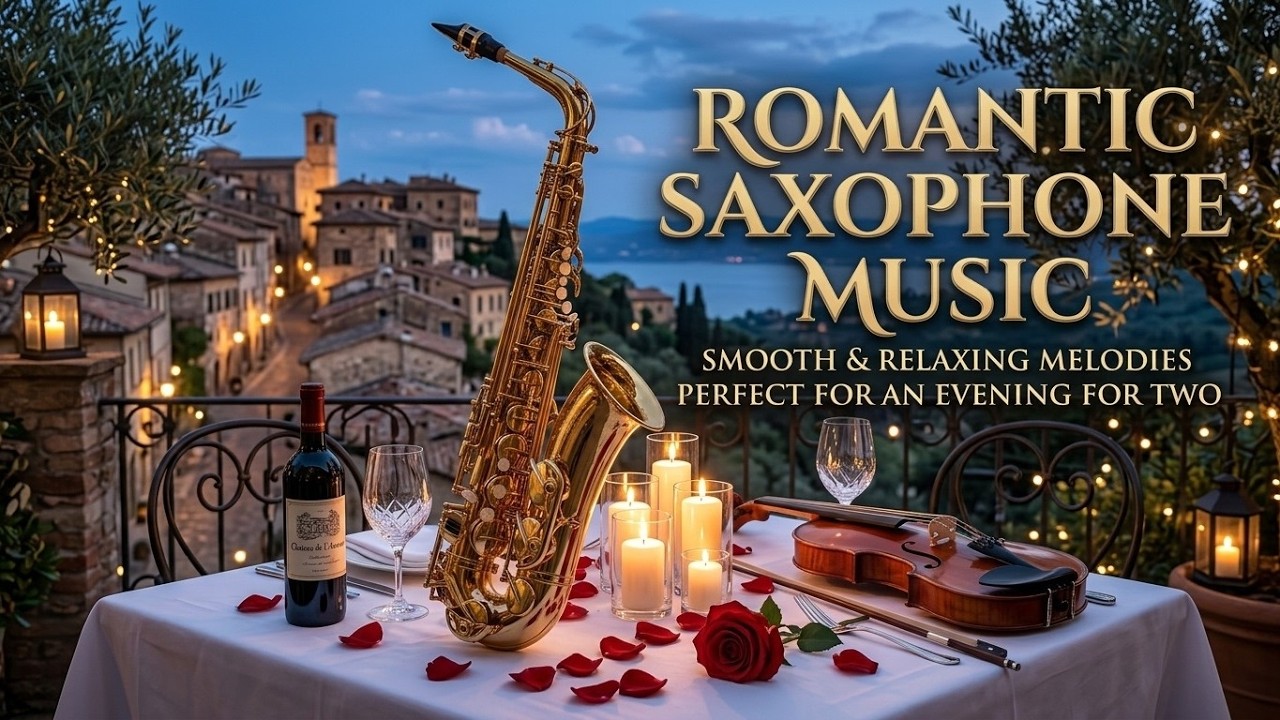Romantic Saxophone Music | Smooth Saxophone Romance for Dinner and Relaxing Late Night 🎷