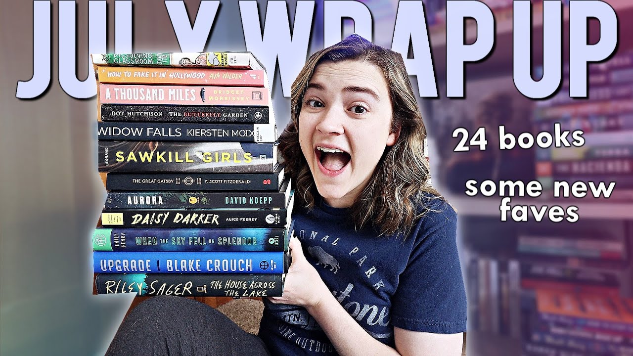 I read 24 books in July... so many thrillers and sci-fi books 👽✨ || July Wrap Up