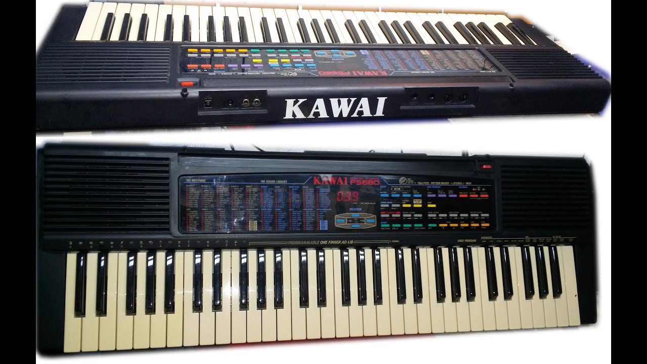 KAWAI FS-680 (sound and styles demonstration)