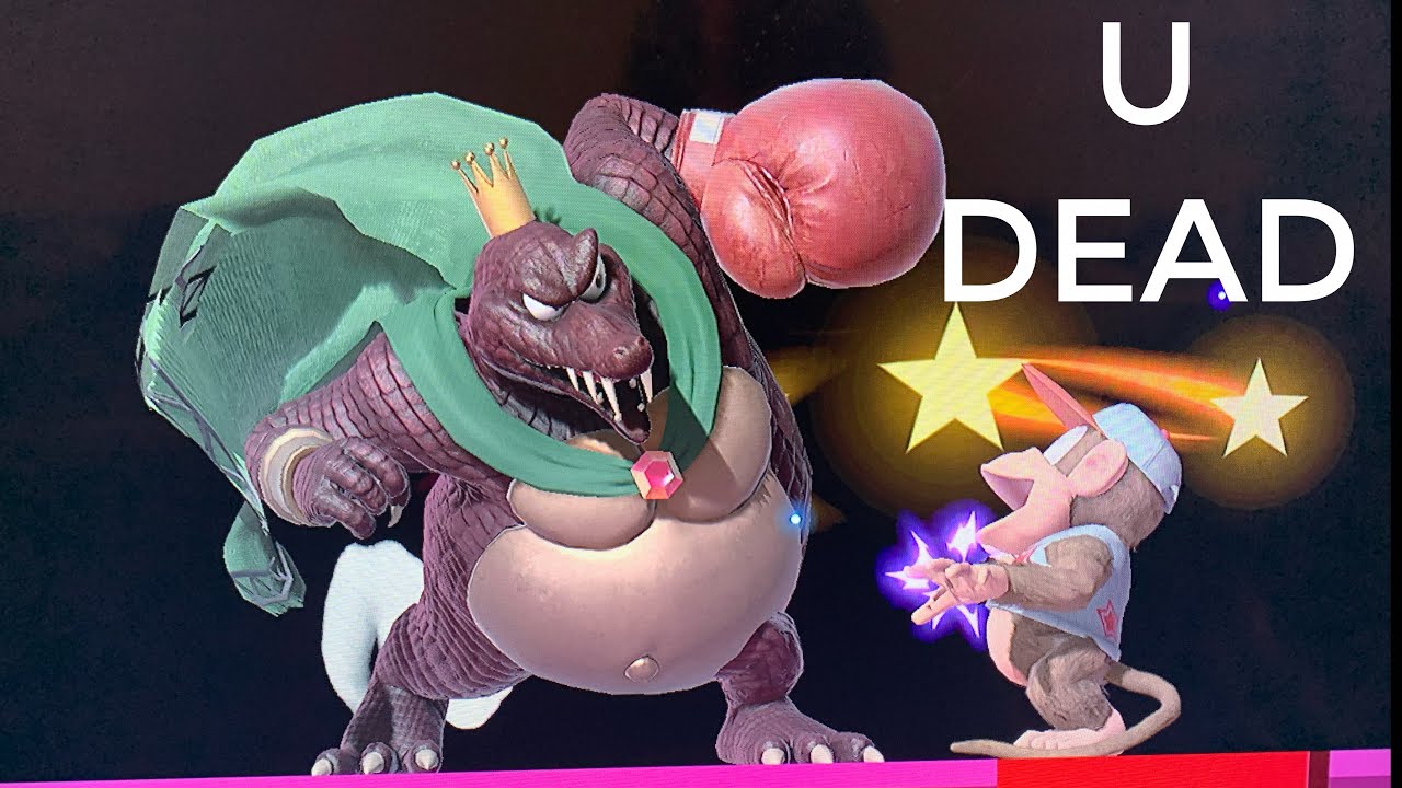 Smash ultimate. Don’t count out a K Rool.