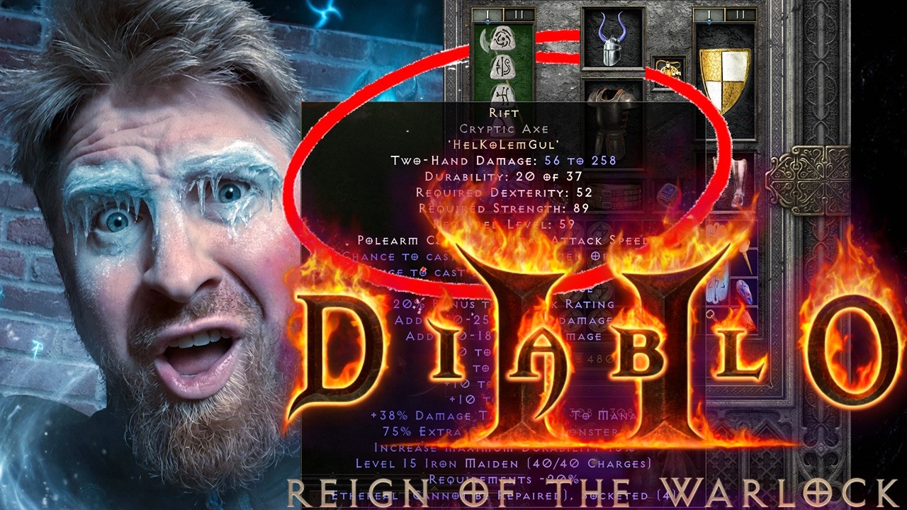 RIFT Runeword Warlock is BROKEN! Blasting Frozen Orbs EVERYWHERE in D2R (Reign of the Warlock)