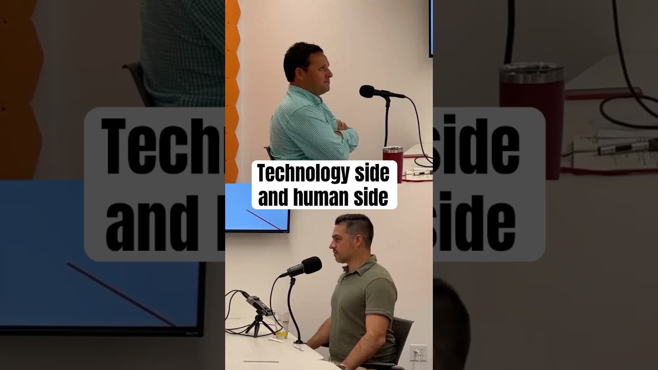 Technology side and human side.