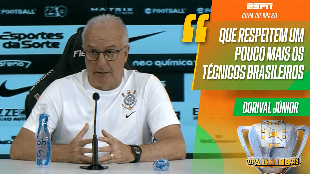 DORIVAL J&Uacute;NIOR FAZ FORTE DESABAFO AP&Oacute;S CLASSIFICA&Ccedil;&Atilde;O DO CORINTHIANS PARA A FINAL DA COPA DO BRASIL