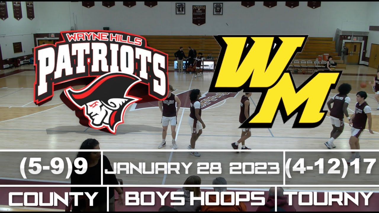Wayne Hills vs West Milford Boys Hoops Opening Round Passaic Cty Tournament