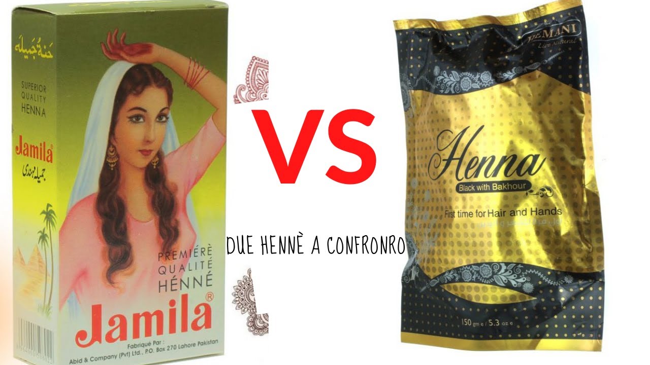 hennè jamila VS hennè hemani black with bakhour