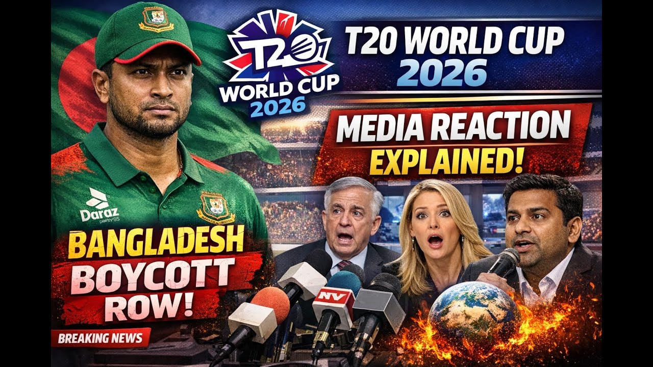 T20 World Cup 2026: Bangladesh Boycott Row & Media Reaction Explained