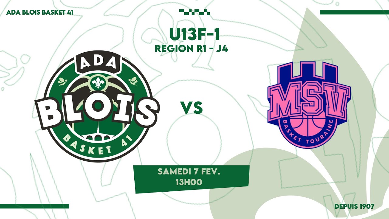 ADA BLOIS BASKET 41 -CTC MSV  - REGION 1 - J4 - U13F