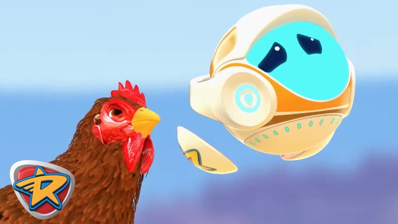 Can Roger and the bots round up the escaped chickens? | 1 Hour of Full Episodes | Space Ranger Roger