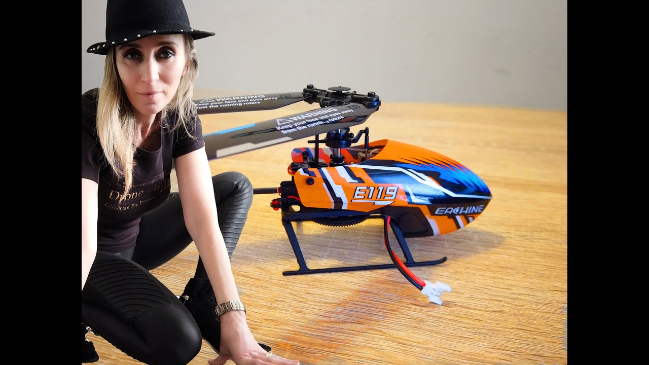 Eachine - E119 - RTF Heli - Unboxing & Maiden Flights