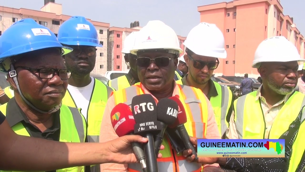 Moussa Cissé, Directeur Général de GUICOPRES BTP, sur la visite des logements sociaux de Sonfonia