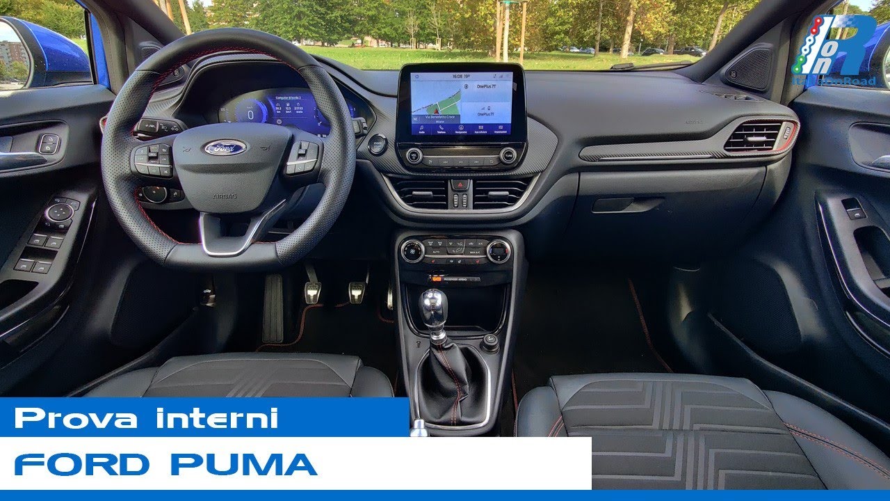 Prova interni Ford Puma ST-Line X - test drive