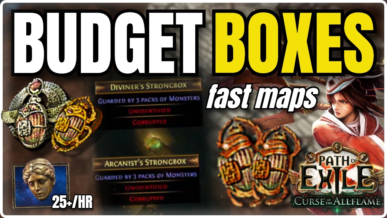 Strongboxes are still great, 25d/hr with Budget Boxes in 3.29 - Path of Exile 1