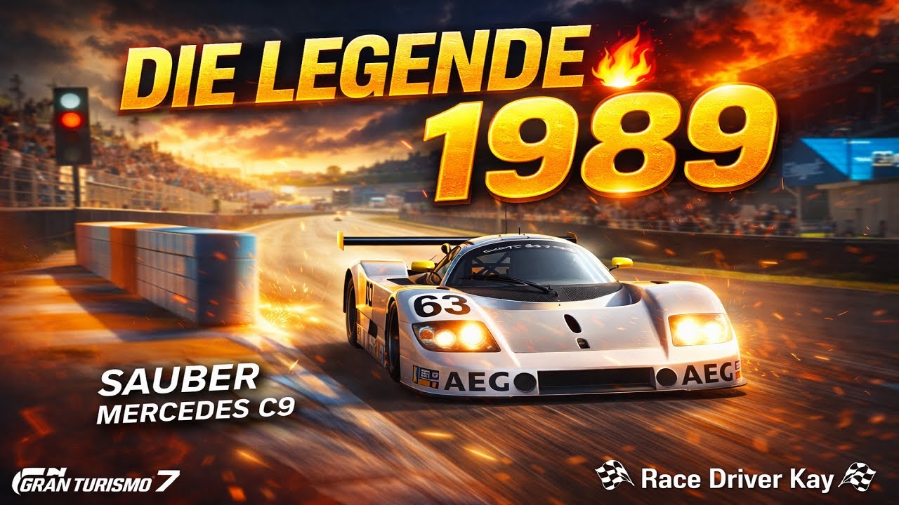 PS5 GT7 | Sauber Mercedes C9: Die 1989er Legende zerlegt Sardinien! | 0 Stopps zur Million