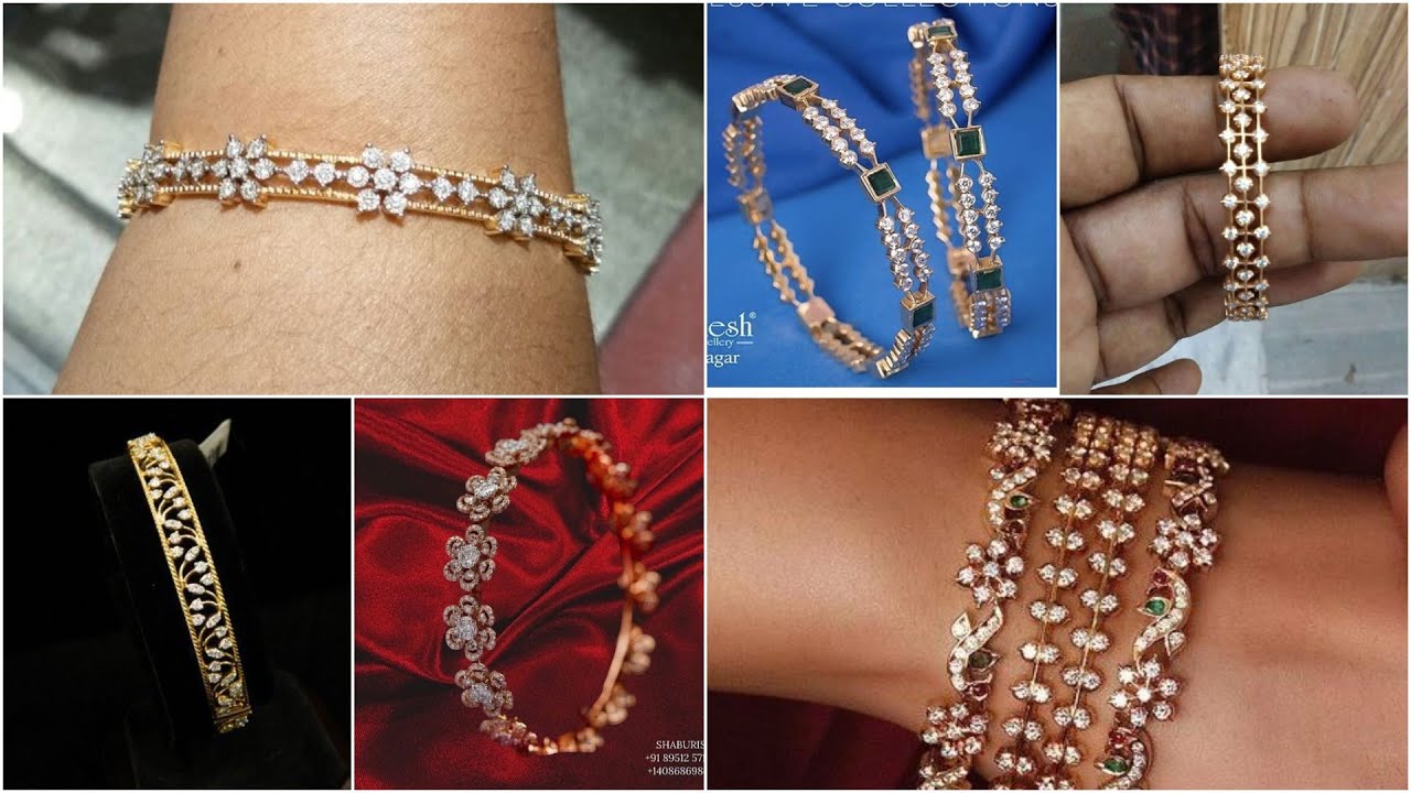 Beautiful White Stone Bangle Designs 2022|| Latest Stone Bangles 2022|| Latest Diamond Bangles