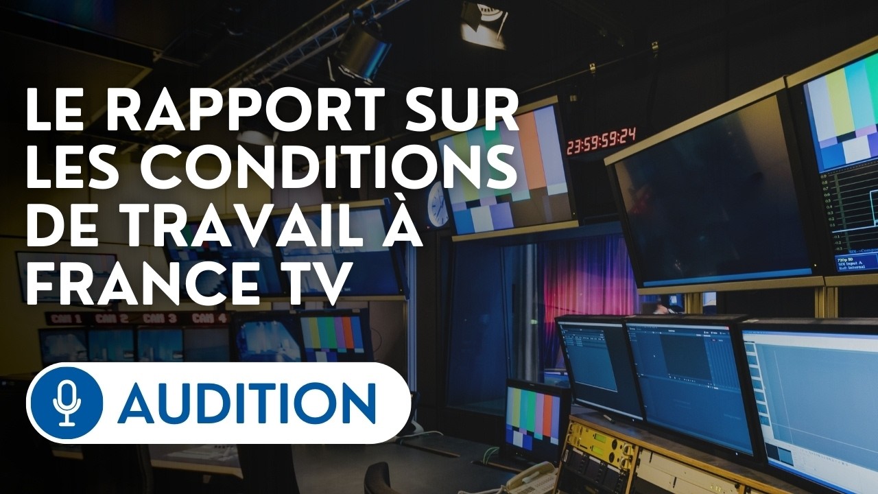 🔴 Audition des représentants du CEDAET par la commission d’enquête sur l’audiovisuel public