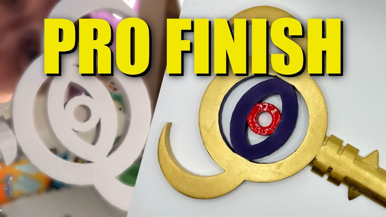 Lunar Lab | Professional 3D Print Finish Tutorial (Wind Waker Boss Key Build)