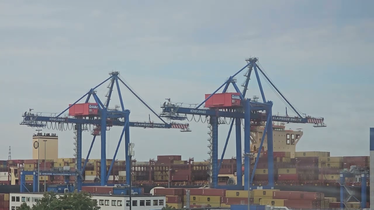 Laivų krova Klaipėdos uoste ⚓️