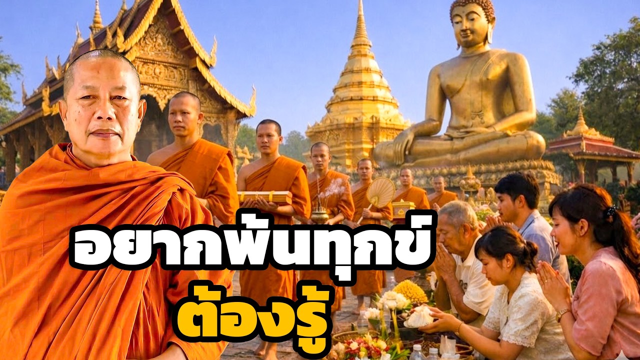 ทางดับทุกข์ที่ควรรู้ในชีวิตนี้ ธรรมะคลายทุกข์ พระมหาบุญช่วย ปัญญาวชิโร 3