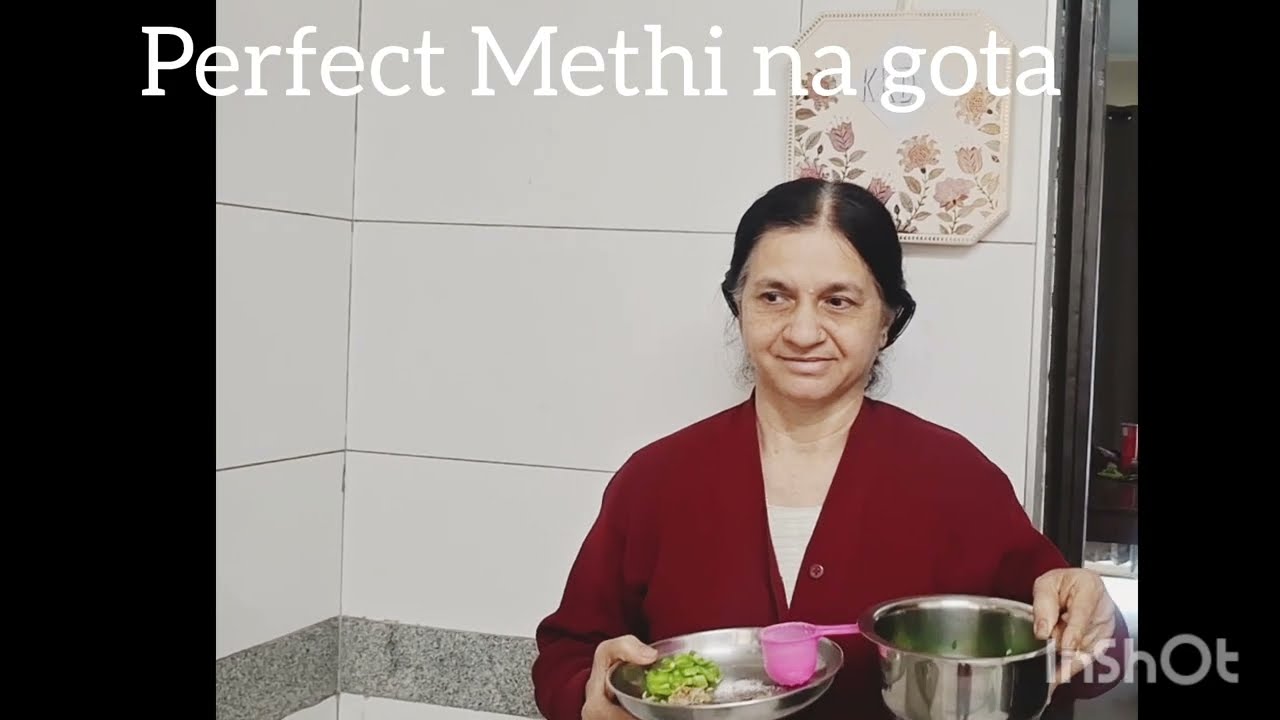 Perfect recipe Methi na gota! Bharela marcha!ytshorts viral kirtana kitchen diaries !