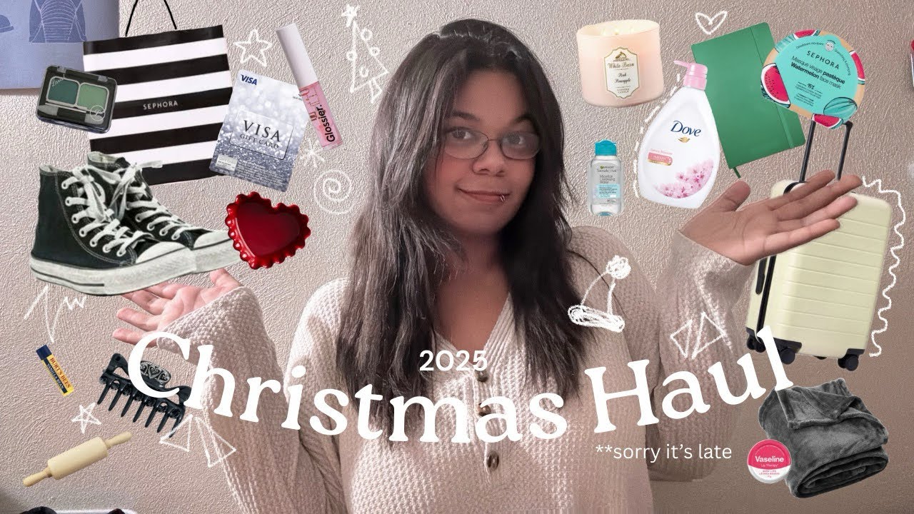 a super late christmas haul 🎁.*•🎄what i got for christmas 2025!!