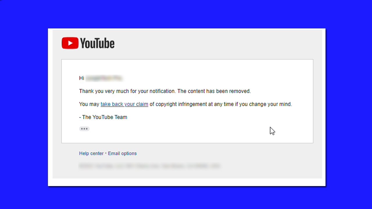 How to Submit Copyright Takedown when someone uses your content on youtube