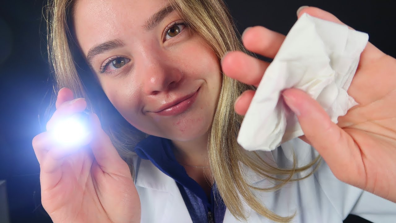 ASMR DOCTOR Preps You For SURGERY ROLEPLAY! Shaving You, Exam, Removing Make Up, Soft Spoken