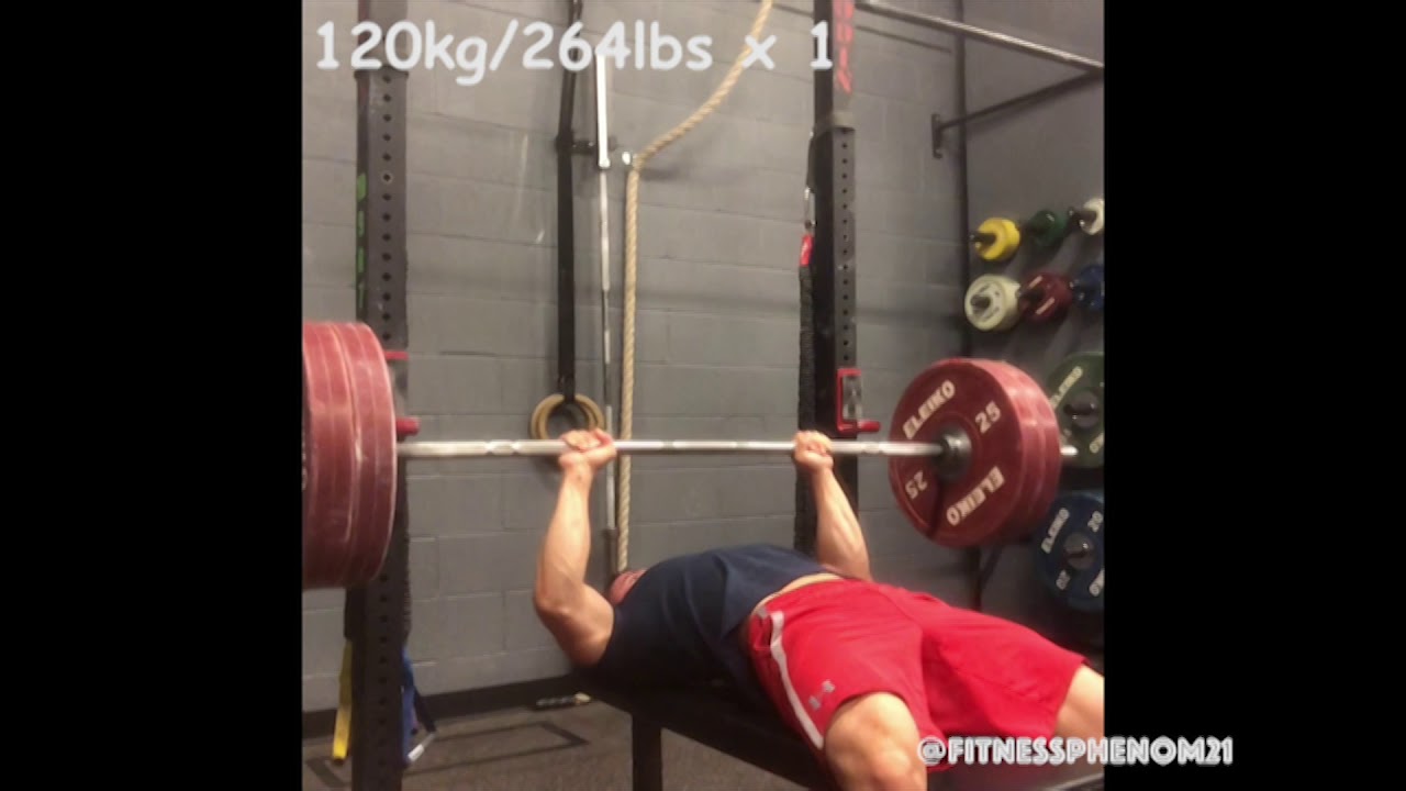 Max out on Bench Press! 305 lbs. 1RM! | Eric Rivera