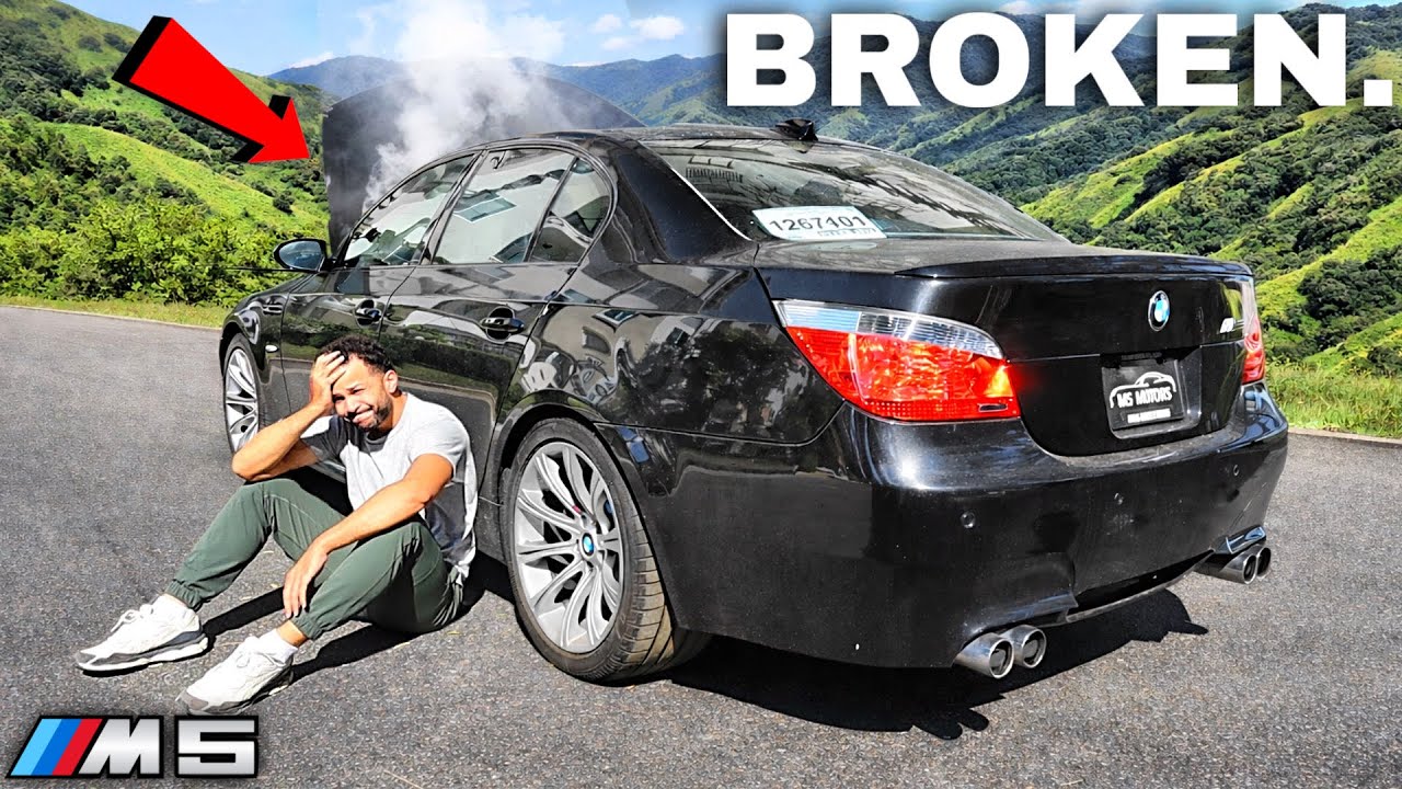 Я купил ДЕШЕВЫЙ BMW M5 E60 с ВЫБИТЫМ ПОДШИПНИКОМ ТАКТИРУЮЩЕГО КОЛЕСА... [Диагностика ThinkScan 672]