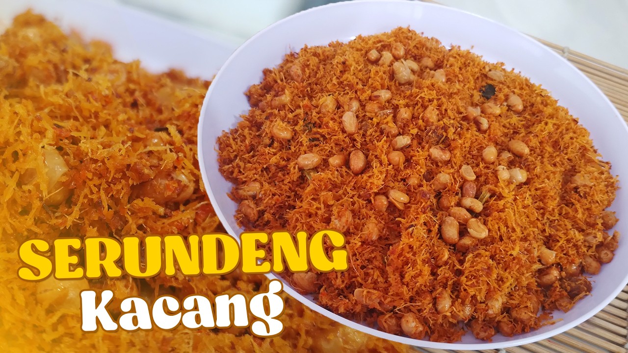 Renyah & Tahan Lama! Cara Bikin SERUNDENG KACANG