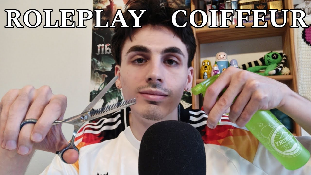 ASMR FR ROLEPLAY COIFFEUR (mon premier roleplay)