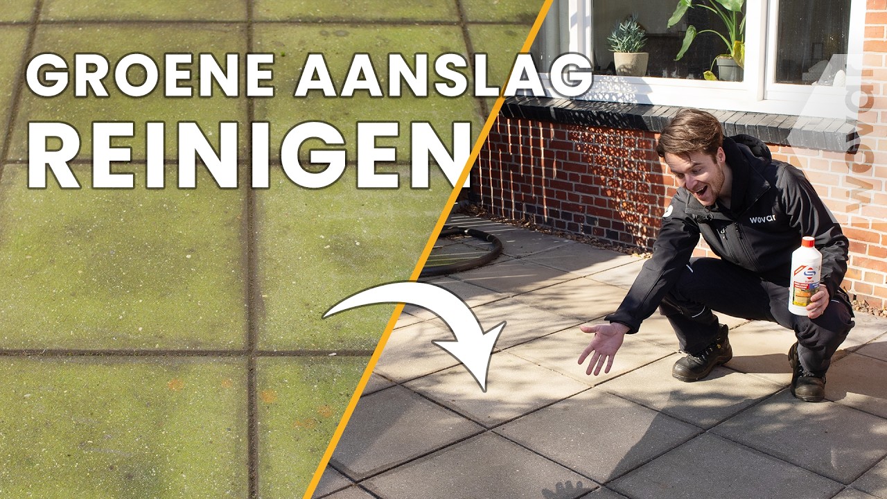 Groene aanslag verwijderen | Zonder boenen of schrobben!