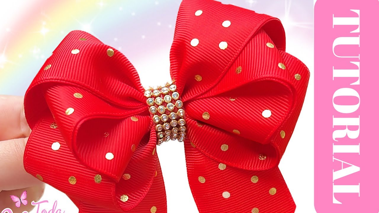 LAÇO FORMOSURA PARA NATAL LINDO E MUITO FÁCIL