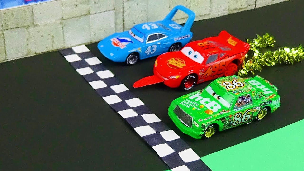 McQueen Lost His Tire Scene Remake! Stop Motion Animation