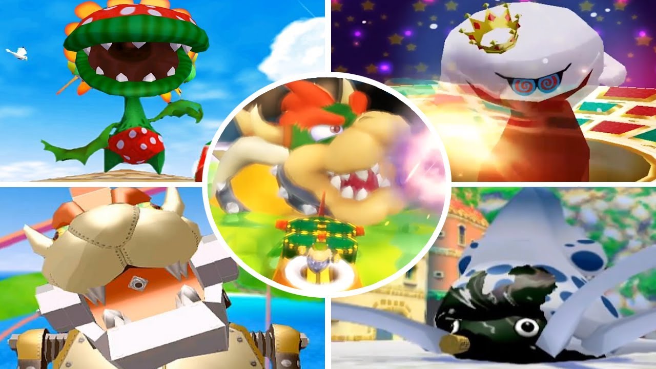 Super Mario Sunshine - All Bosses
