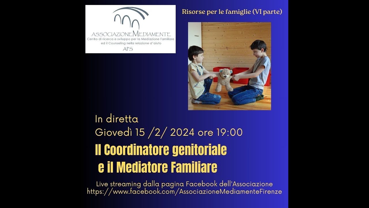 Il mediatore familiare e il coordinatore genitoriale