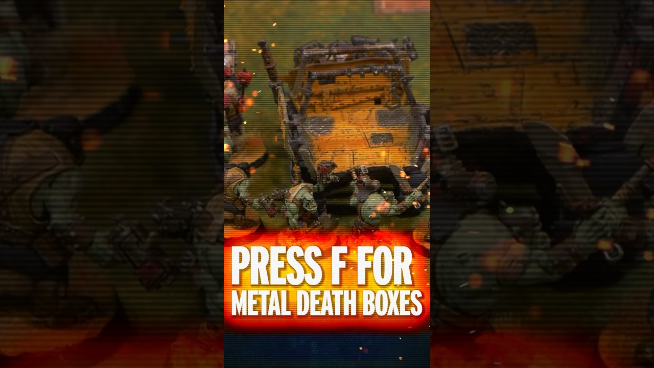 Уход металлических коробок из игры Warhammer 40k