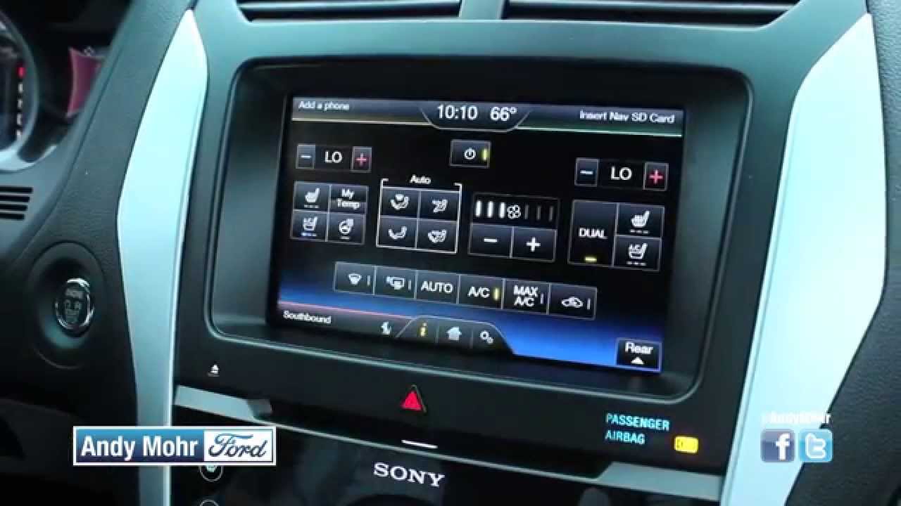 2015 Ford Explorer MyFord Touch with Sync | Steering Wheel Controls