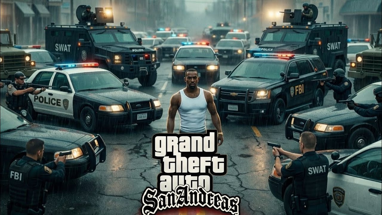 GTA SAN :  เล่นตำรวจ