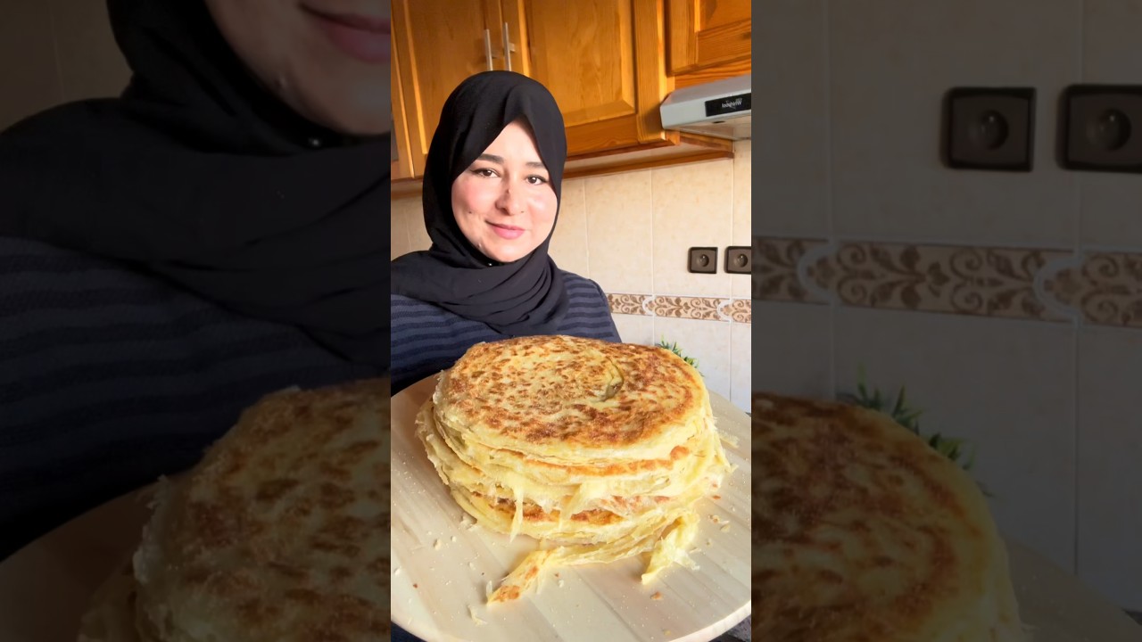 ملوي مخمار ناجح 100 /100 مورق وممعجنش ضروري تجربوه #cooking #طبخ #اكسبلور #مطبخ #المغرب