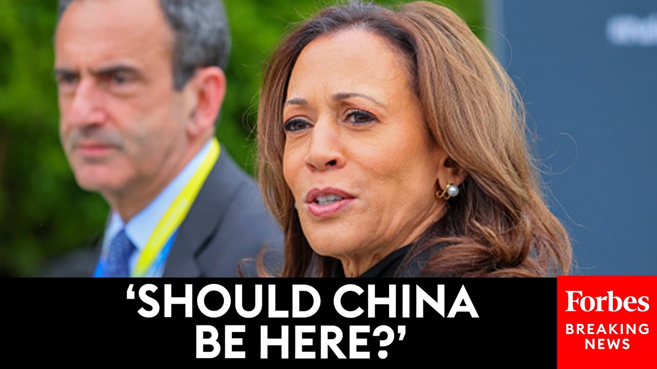 WATCH: VP Kamala Harris Grilled By Reporter While Entering Summit Of Peace In Ukraine