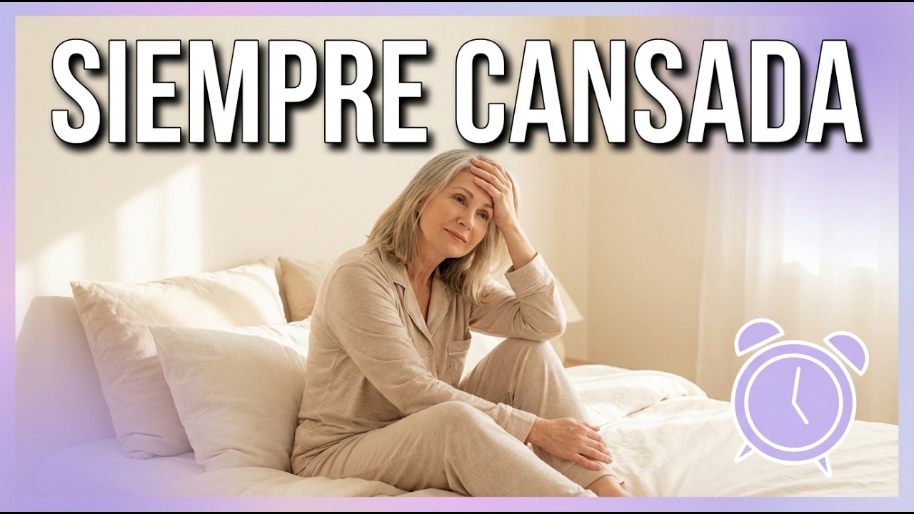 Duermes 7 horas y sigues CANSADA? 5 razones por las que no descansas bien a partir de los 45