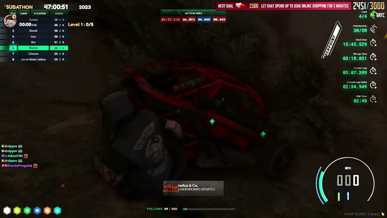 Ray Crashes Out On Rai During Nexus Race 