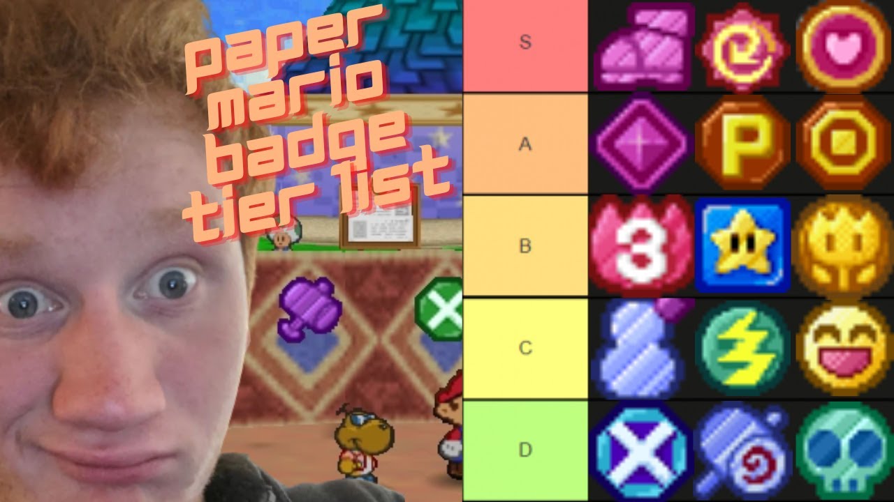Paper Mario 64 Badges RANKED! from WORST to BEST (Paper Mario Tier List)