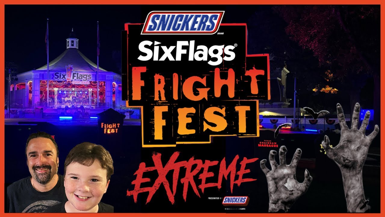 Six Flags Over Texas Fright Fest 2024 Full Scare Zone Walkthrough & Haunted House Review