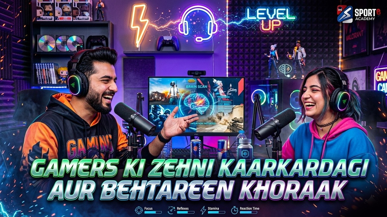 Gamers ki Zehni KaarKartagi aur Behtareen Khoraak | Sporte Academy